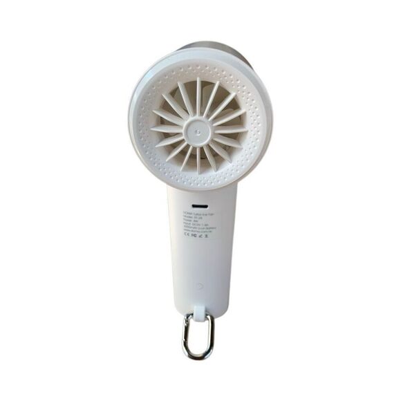 DOMA FF-28 Turbo Ice Handy Portable Mini Fan Rechargeable High Speed White - Picture 1 of 5
